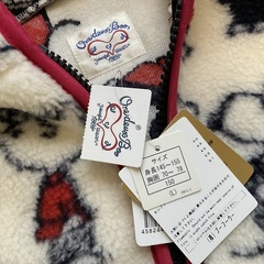 タグ付き未使用 ブーフーウー SNOOPY スヌーピー パーカー Lサイズ （150）の画像