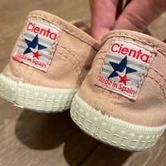 美品　シエンタ 子供靴 ピンク 27(16.5cm)の画像