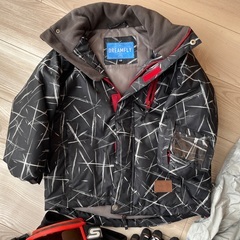 男児スキー服110〜130cm+小物セットの画像
