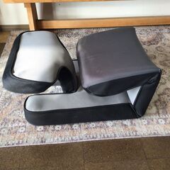 417 ニトリ ゲーミングザイス LC-B12TAB リクライニング ゲーミングチェア 座椅子 グレーの画像