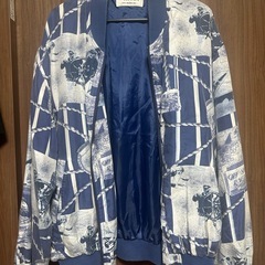 WHITBY プリント柄 ジップアップブルゾンの画像