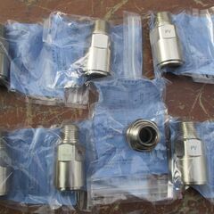 ☆　　日立金属 HITACHI プッシュインパクト継手接続要領 15A21・PV 都市ガス用 10個セット◆ひょうたん印の画像