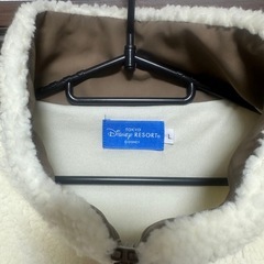 東京ディズニーリゾート フリースジャケット L クリームの画像