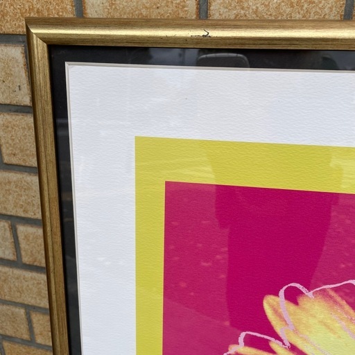 アンディ・ウォーホル 額付き デイジー ポップアート 額装 名画