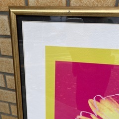 アンディ・ウォーホル　額付き　デイジー　ポップアート　額装　名画の画像