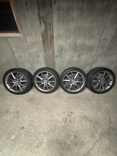 【受付終了】トヨタ純正　4本　18インチホイール + タイヤ 