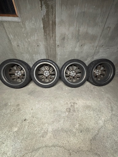 受付終了】トヨタ純正 4本 18インチホイール + タイヤ