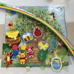 くまのプーさん　てあそびいっぱいおうちにへんしんジムの画像