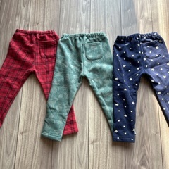 90 ユニクロスパッツ3枚の画像