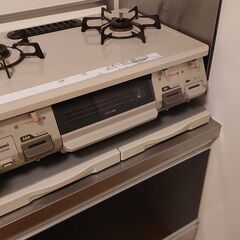 都市ガス用ガスコンロ、スライド台の画像