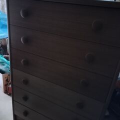 タンス6段の画像