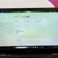 F63　i7・16GB・512GB 美品 東芝 G83/HV 第11世代 ノートPC　大容量　高性能　軽量の画像