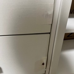 ホワイト　収納棚2台セット　2026年2月中旬から2月末取引 使い勝手良し の画像