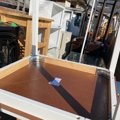 IKEAの白いテーブル　ちょっとしたスペースに♪の画像