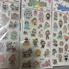 ラブブ ステッカーシール 3枚 の画像