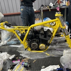 XJR 400ＨＭ仕上げ途中の画像