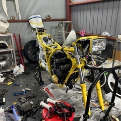 XJR 400ＨＭ仕上げ途中の画像