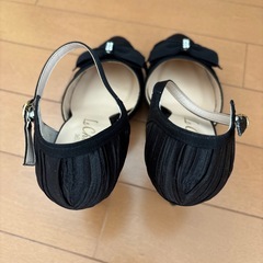 結婚式パーティ用パンプス23cmの画像