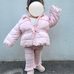 baby gap ピンクダウン　80センチの画像