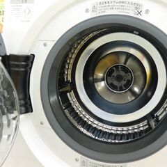 SHARP ドラム式洗濯機 洗濯容量10.0㎏ 乾燥容量6.0㎏ 2022年製 ES-H10F-WLの画像