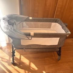 ベビーベット　キャスター付き　添い寝の画像