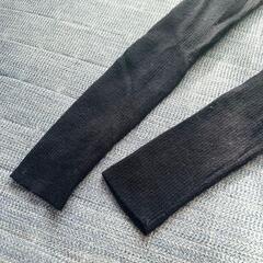 【UNIQLO】エクストラファイン メリノリブタートルネックセーター 黒 Lの画像