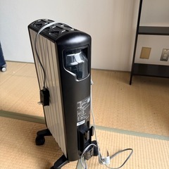 デロンギ マルチダイナミックヒーター MDH09-BK 6〜8畳用 無料でお譲りします（竹島プラザ付近・置き渡し）の画像