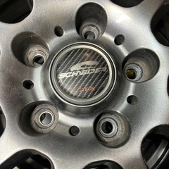 中古のアルミホイールスタッドレスタイヤ4本195/65R15 114.3 5Hの画像