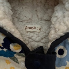 Youpil 花柄ロンパース 70サイズの画像