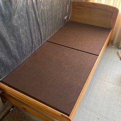 【譲渡完了】シングルベット（マットレス付）の画像