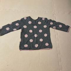H&M ドット柄ニットセーター 80〜90の画像