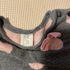 H&M ドット柄ニットセーター 80〜90の画像