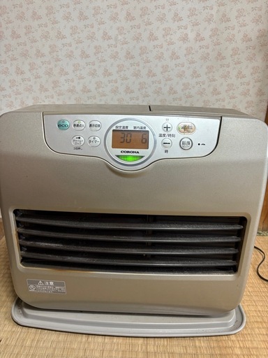 CORONA 石油ファンヒーター デジタル表示