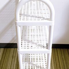 M527 4段収納 シューズラック プラスチックラック シューズボックスの画像