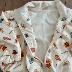 アンパンマン　フリースジャケット　90サイズの画像