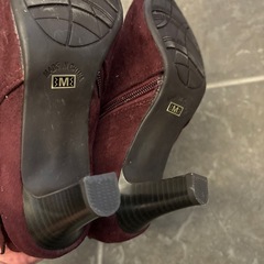 ブーツ　ワインレッド　美品の画像