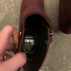 ブーツ　ワインレッド　美品の画像