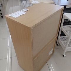 ★リユースのサカイ日立店★HJ8541  収納棚 ライトブラウン H89.5×D33.5×W60 クリーニング済み の画像