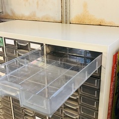 事務 引き出し 棚 2セットの画像