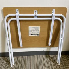  M235  NITORI 折りたたみコンパクトデスク フレッタ ライトブラウンの画像