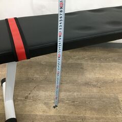 WASAI/ワサイ トレーニングベンチ 折り畳み式 ブラック×赤ライン 高さ47cm 25l菊Eの画像