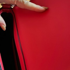 Calvin Klein Jeans レッドショルダーバッグ　の画像