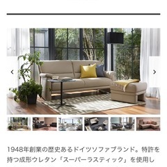 ドイツ製ヒモラ　3人掛けソファーhimolla の画像