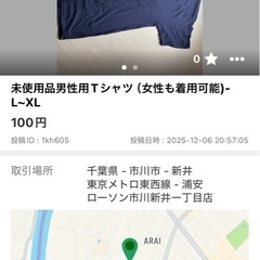 男性用Tシャツ（女性も着用可能)-5枚セットの画像