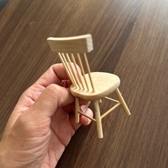 ドールハウス ミニチュア テーブル チェア セットの画像