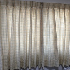 カーテン　横90×縦117cm ２枚の画像