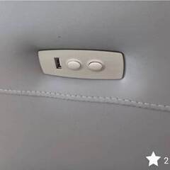 電動リクライニングソファー（グレー）の画像