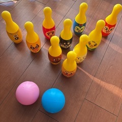 アンパンマン ボーリング ピン10本＋ボール2個 フルセットの画像