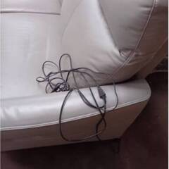 電動リクライニングソファー（グレー）の画像