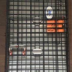 犬用ケージ 黒 車でも便利小型犬の画像